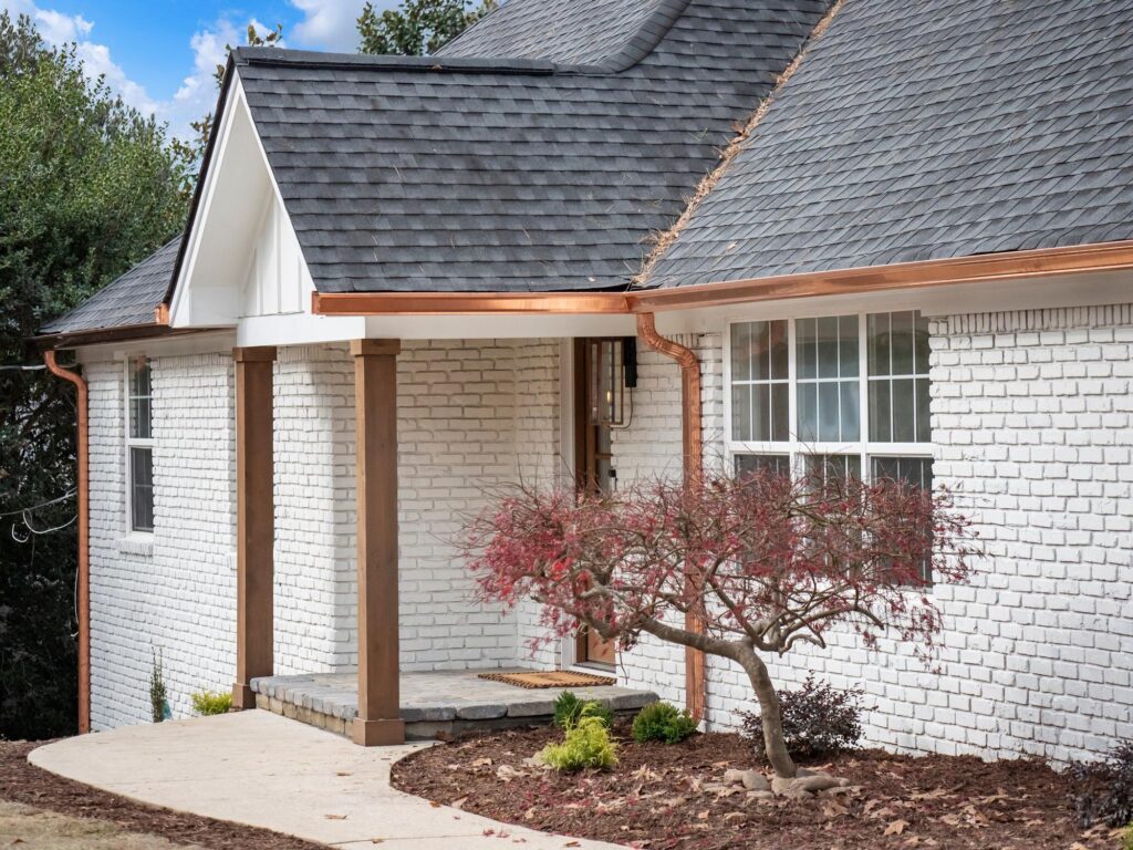 Entry detail of a whole-home renovation by VIBE Luxury Homes in Amberidge, Atlanta