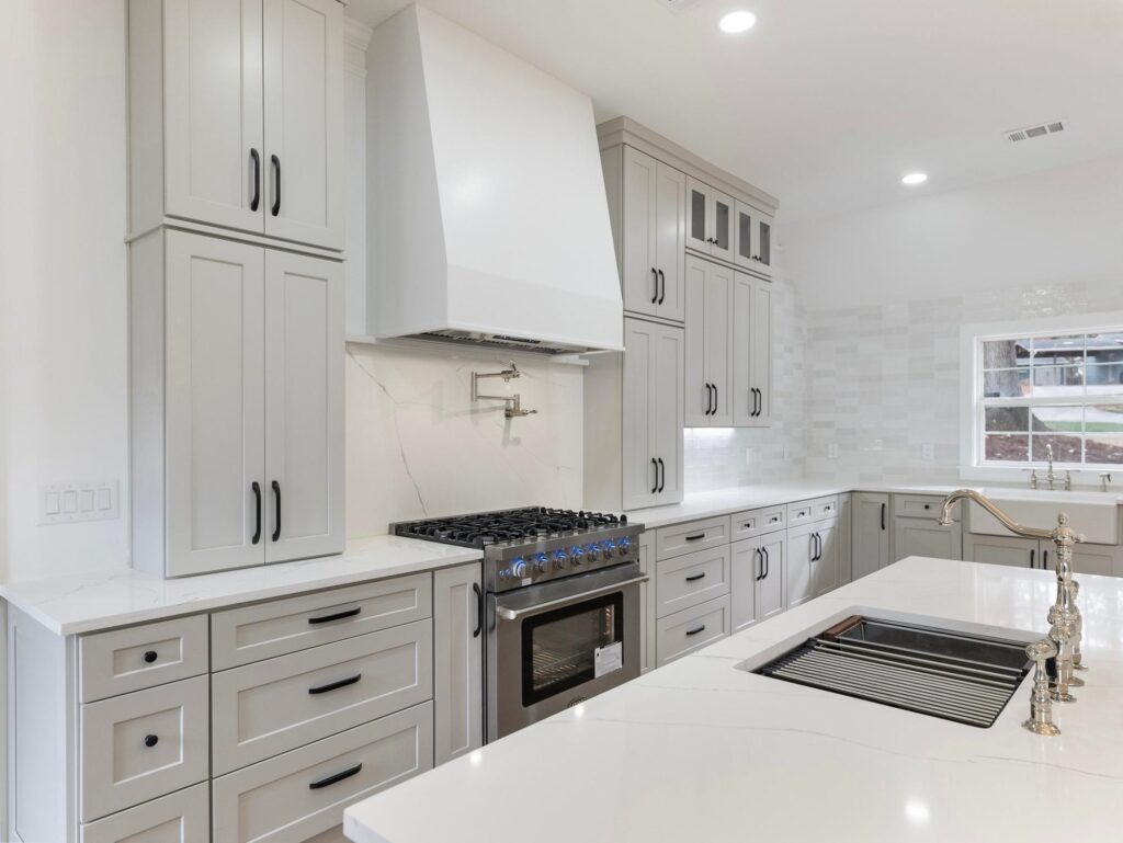 Kitchen in a whole-home renovation by VIBE Luxury Homes in Amberidge, Atlanta